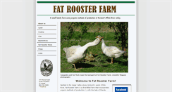 Desktop Screenshot of fatroosterfarm.com